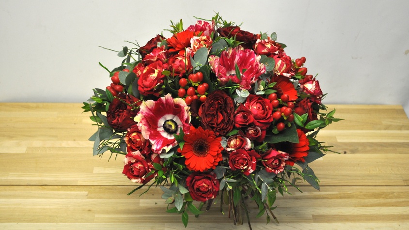 Bouquet rouge passion