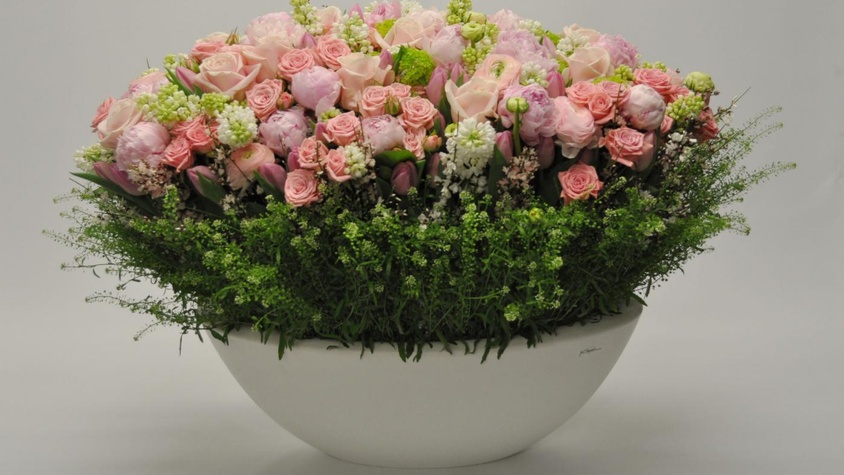 Haie de fleurs